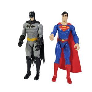 DC Comics 12" Mattel Superman & Batman Set of 2